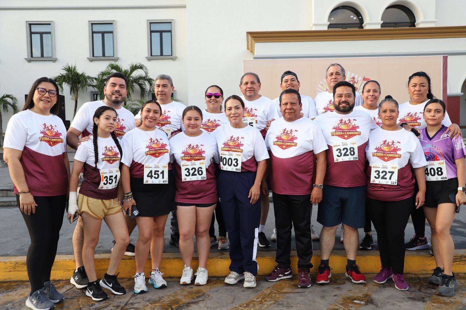 Corren como campeones