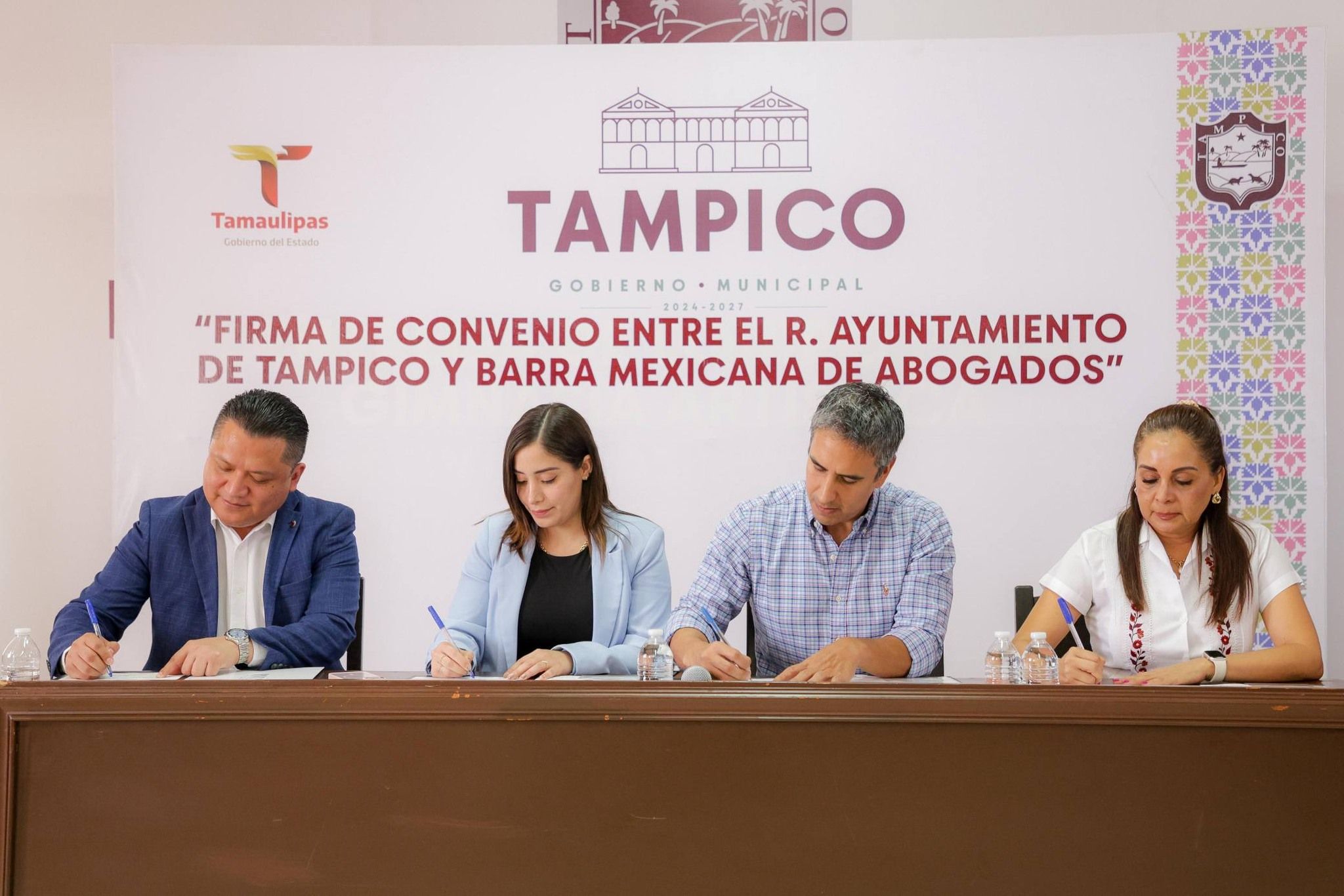 Fortalece Tampico atención jurídica a mujeres mediante convenio con Barra Mexicana de Abogados