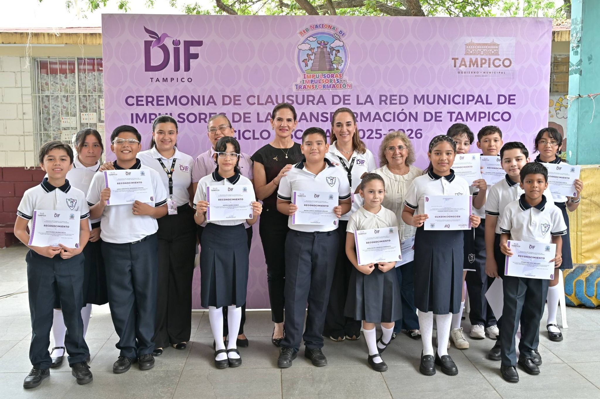 Clausura Presidenta del DIF Tampico Ciclo 2025-2026 de la Red de Impulsores de la Transformación