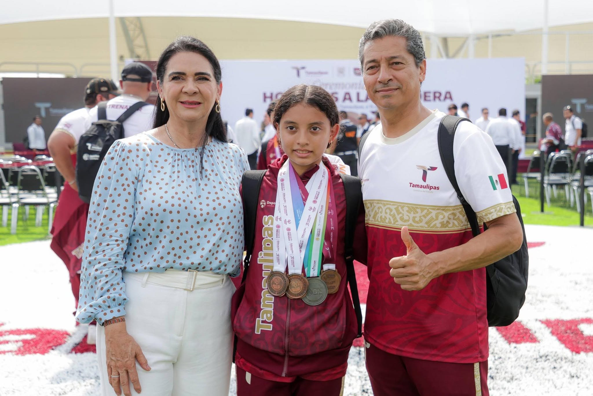 Mónica Villarreal reconoce el triunfo de Tampico quien se lleva 94 medallas de las 186 que se ganaron los atletas Tamulipecos