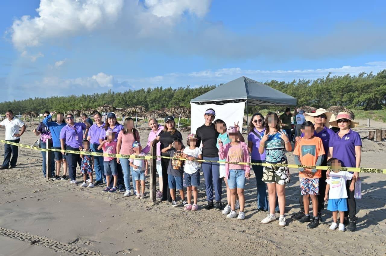 Viven menores de Casa Hogar y CASAN de DIF Tampico Emocionante Experiencia con Liberación de Tortugas en Playa Miramar