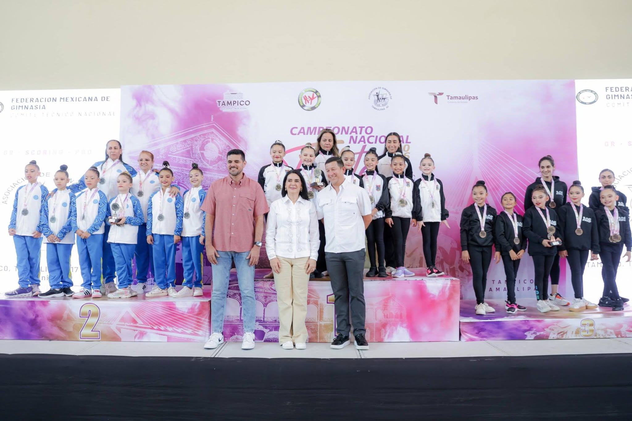 Inaugura Mónica Villarreal Campeonato Nacional Elite de Gimnasia Rítmica 2026